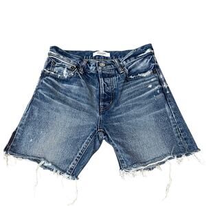 Moussy Vintage Distressed Denim Shorts  Size 27 ? Made in Japan